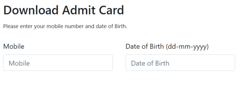 CG Forest Guard bharti admit card download